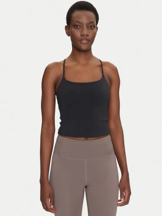 Girlfriend Collective Top Float Willa 1031 Czarny Slim Fit