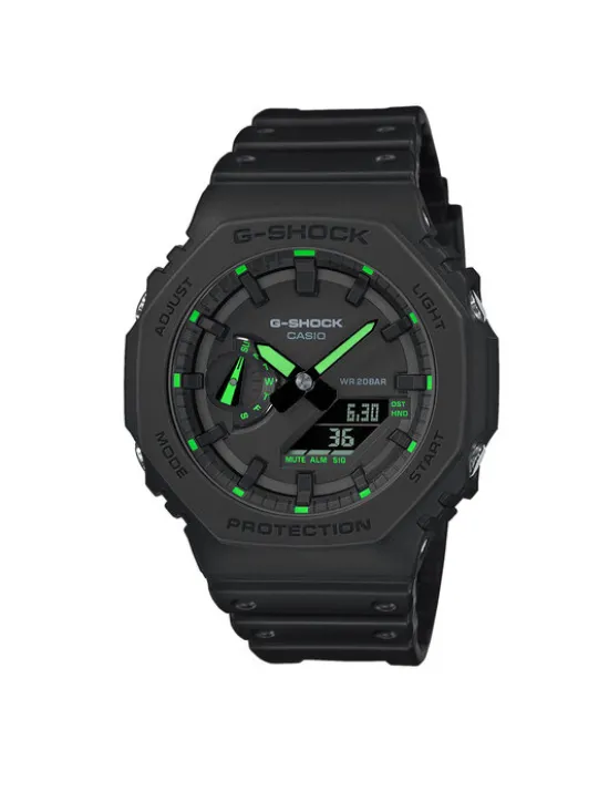 G-Shock Zegarek GA-2100-1A3ER Czarny