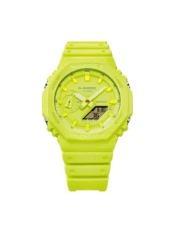 G-Shock Zegarek GA-2100-9A9ER Żółty