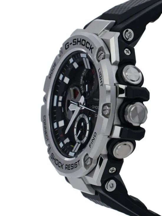 G-Shock Zegarek GST-B100-1AER Srebrny