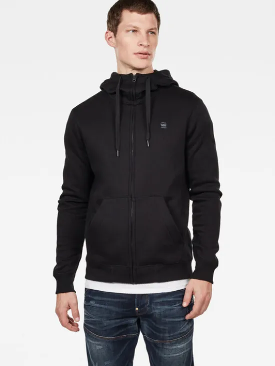 G-STAR Bluza Premium Core D16122-C235-6484 Czarny Regular Fit