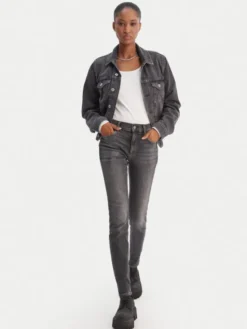 G-STAR Jeansy D05175-A634 Szary Skinny Fit
