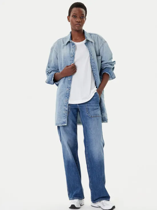G-STAR Jeansy Judee Carpenter D23590-D536 Niebieski Loose Fit