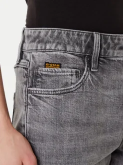 G-STAR Jeansy Kate D15264-D931 Szary Boyfriend Fit