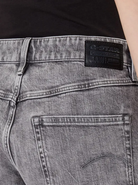 G-STAR Jeansy Kate D15264-D931 Szary Boyfriend Fit
