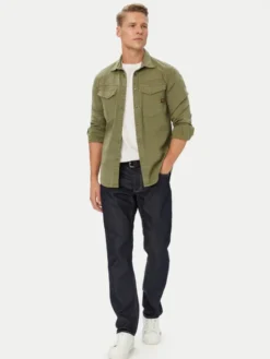 G-STAR Jeansy Mosa D23692 D316 Granatowy Straight Fit