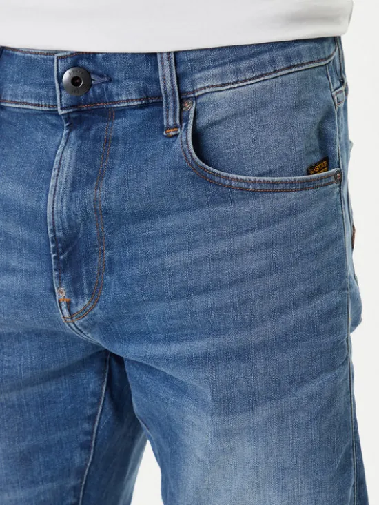 G-STAR Jeansy Revend 51010-8968-6028 Granatowy Skinny Fit