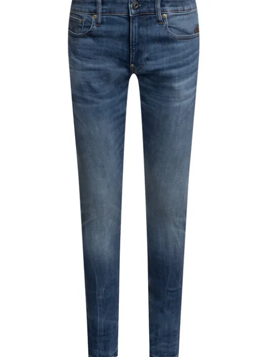 G-STAR Jeansy Revend 51010-8968-6028 Granatowy Skinny Fit