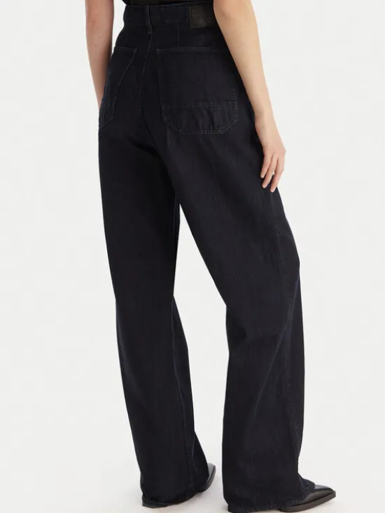 G-STAR Jeansy Roos D27705-D536 Granatowy Wide Leg