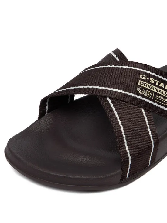G-STAR Klapki CEO-SS26-3C042 Brązowy