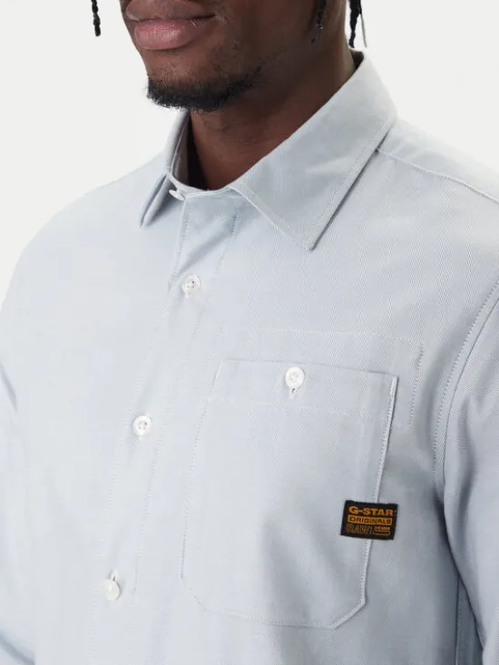 G-STAR Koszula Bristum 2.0 D23553 E071 Błękitny Slim Fit