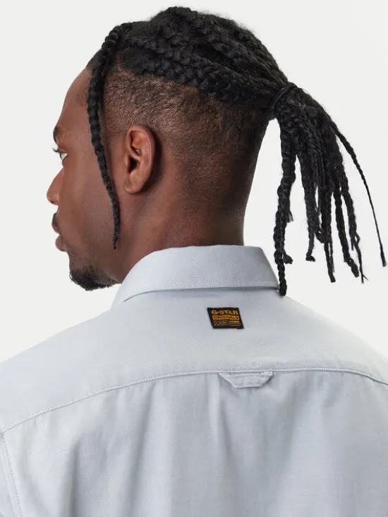 G-STAR Koszula Bristum 2.0 D23553 E071 Błękitny Slim Fit