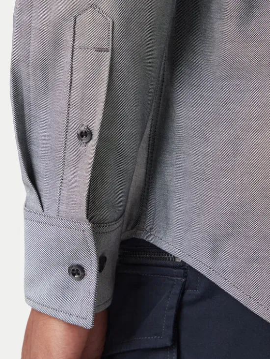 G-STAR Koszula Bristum 2.0 D23553 E071 Szary Slim Fit