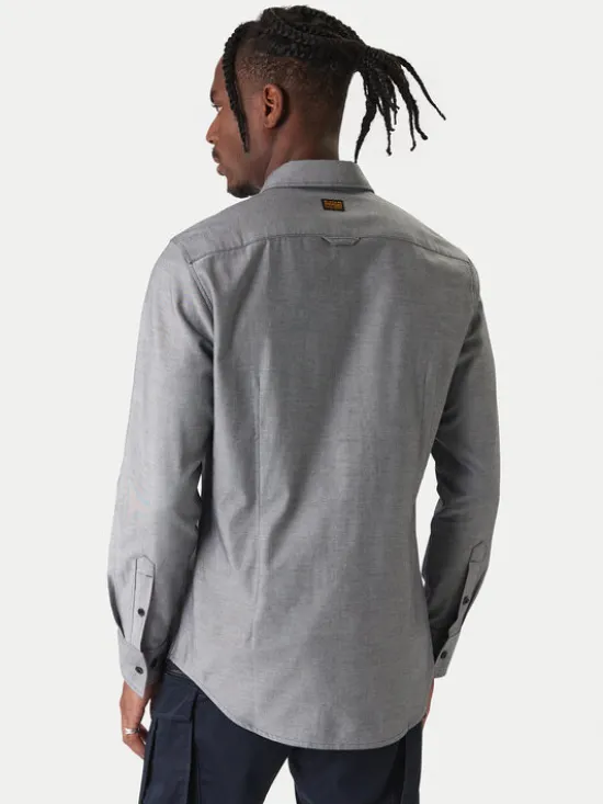G-STAR Koszula Bristum 2.0 D23553 E071 Szary Slim Fit