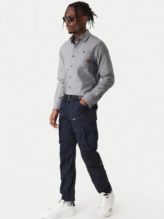 G-STAR Koszula Bristum 2.0 D23553 E071 Szary Slim Fit