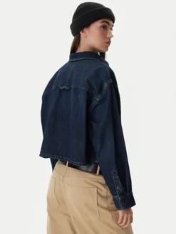 G-STAR Koszula jeansowa D26851-E090 Granatowy Boxy Fit