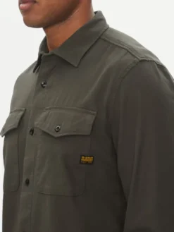 G-STAR Koszula Marine D24963-D454 Brązowy Slim Fit