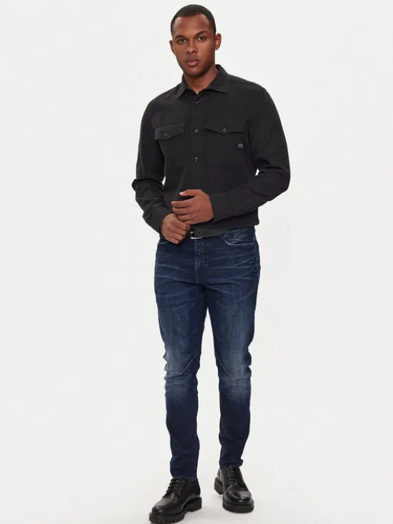 G-STAR Koszula Marine D24963-D454 Czarny Slim Fit
