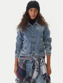 G-STAR Kurtka jeansowa Kitoh 3D D26776 E207 Niebieski Regular Fit