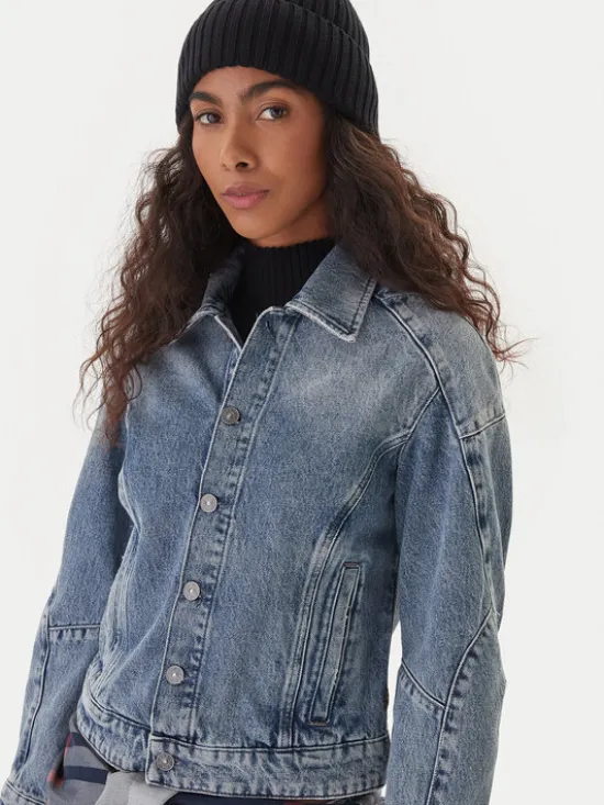 G-STAR Kurtka jeansowa Kitoh 3D D26776 E207 Niebieski Regular Fit
