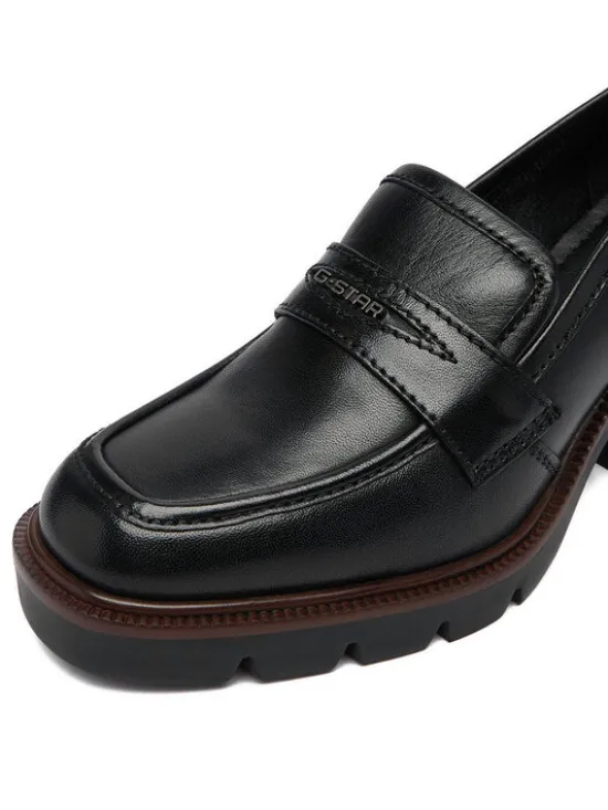 G-STAR Loafersy CEO-WI34-CLEVELAND-05 Czarny
