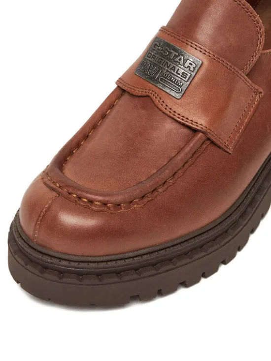 G-STAR Loafersy EO-DOLUNAY-25FW05 Brązowy