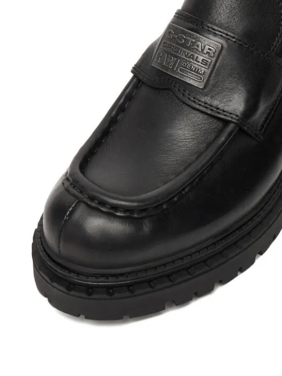 G-STAR Loafersy EO-DOLUNAY-25FW05 Czarny
