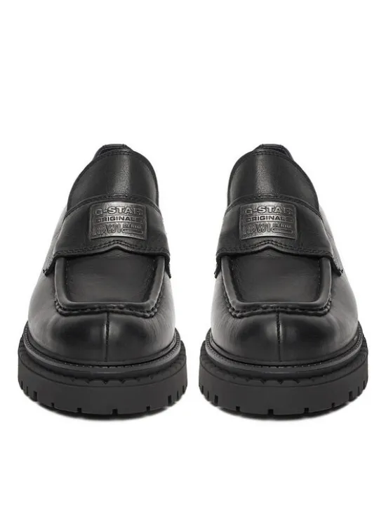G-STAR Loafersy EO-DOLUNAY-25FW05 Czarny