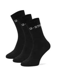 G-STAR Skarpety długie CEO_AS_G_STAR_001W_AW26 (3-PACK) Czarny