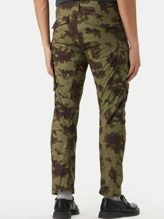 G-STAR Spodnie materiałowe Rovic D02190-D553 Zielony Regular Fit