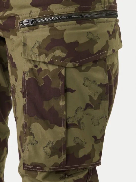 G-STAR Spodnie materiałowe Rovic D02190-D553 Zielony Regular Fit