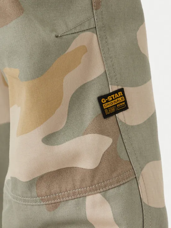 G-STAR Spodnie materiałowe Rovic D02190-E574 Zielony Tapered Fit