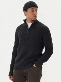 G-STAR Sweter Essential D23938-E212 Szary Regular Fit