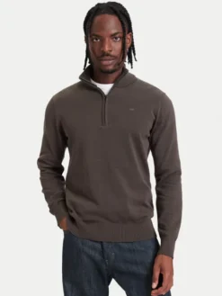 G-STAR Sweter Refined D30783-E813 Khaki Regular Fit