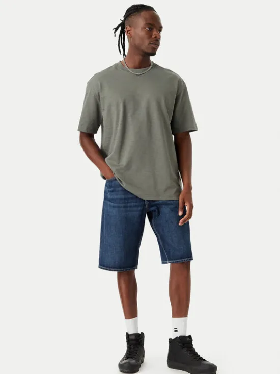 G-STAR Szorty jeansowe Deeggie D28474-D536 Niebieski Regular Fit