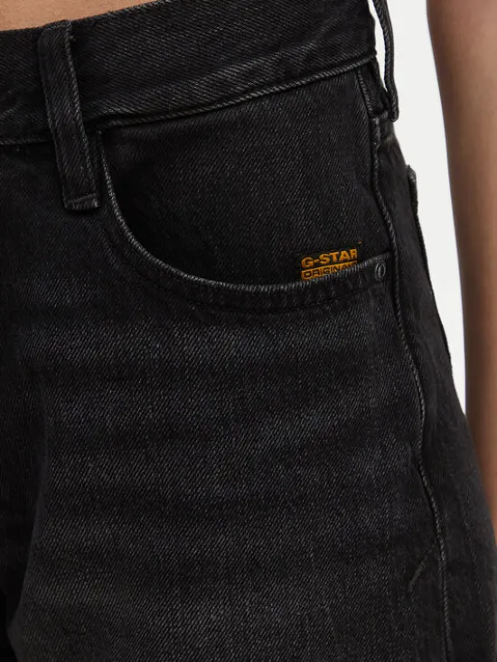 G-STAR Szorty jeansowe Judee D23211-D933 Czarny Boyfriend Fit