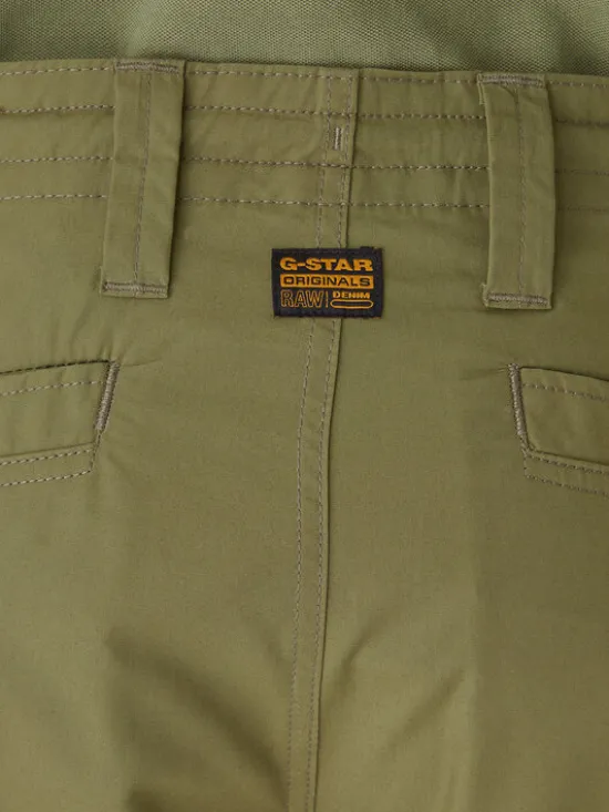 G-STAR Szorty materiałowe Core D26220-C973 Zielony Regular Fit