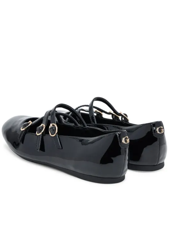 Guess Baleriny FLTKAL PAF02 Czarny