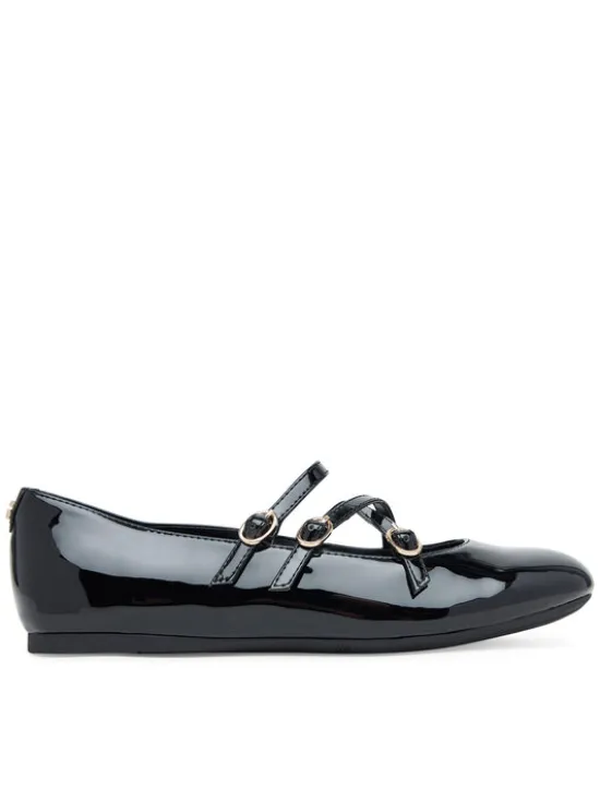 Guess Baleriny FLTKAL PAF02 Czarny