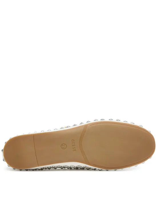 Guess Baleriny FLTKDL ELE02 Biały
