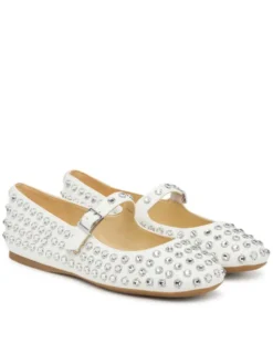 Guess Baleriny FLTKDL ELE02 Biały