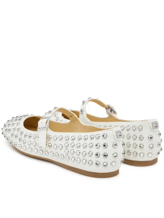 Guess Baleriny FLTKDL ELE02 Biały
