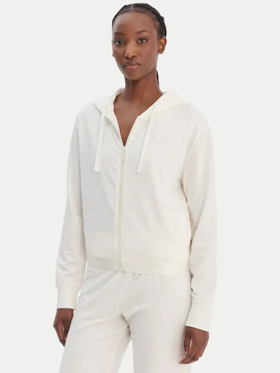 Guess Bluza O6GQ01 KCQP2 Écru Regular Fit