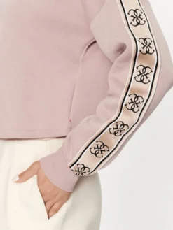 Guess Bluza V3BQ16 KB3P2 Różowy Regular Fit