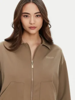 Guess Bluza V5YL08 KCX42 Brązowy Regular Fit