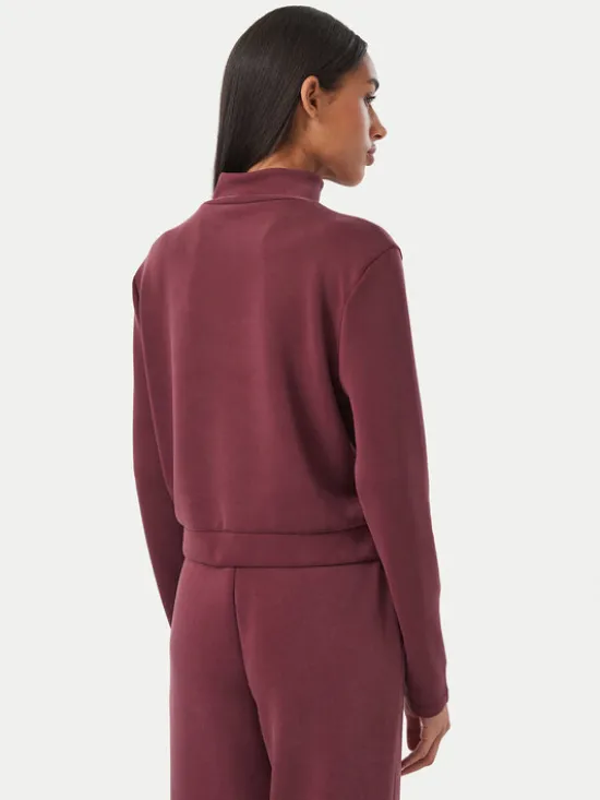 Guess Bluza V4YQ05 KCAY2 Bordowy Regular Fit