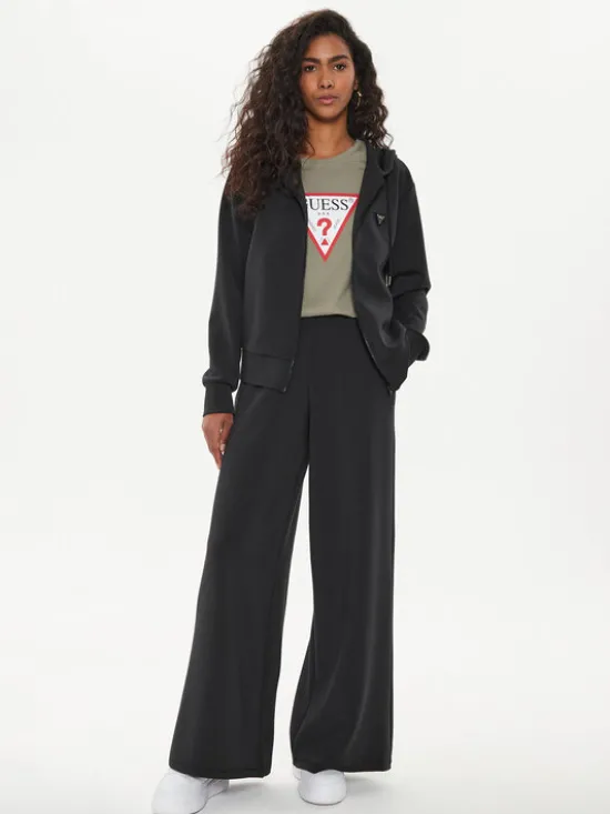 Guess Bluza V4YQ06 KCAY2 Czarny Regular Fit