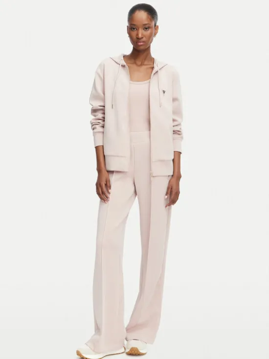 Guess Bluza V4YQ06 KCAY2 Różowy jasny Regular Fit