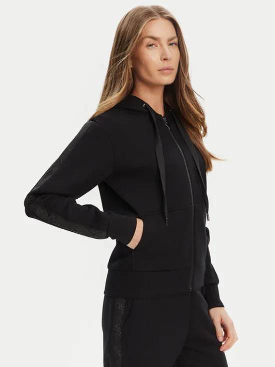 Guess Bluza W5YQ05 KBYE2 Czarny Regular Fit