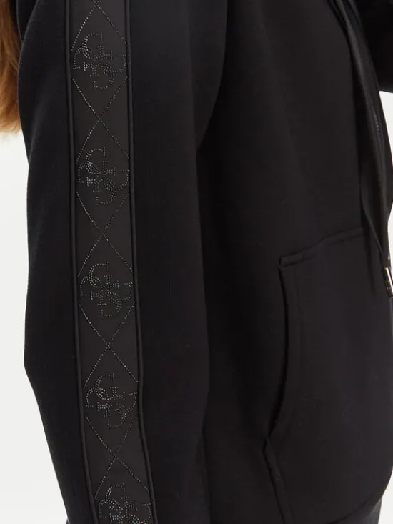 Guess Bluza W5YQ05 KBYE2 Czarny Regular Fit